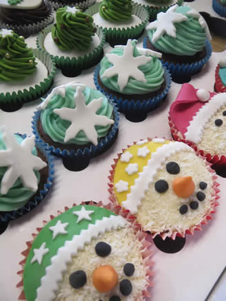 Cakes and Christmas cards