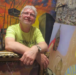 Eon-Arts, artist Ian Potts, a photograph of the artist Ian Potts